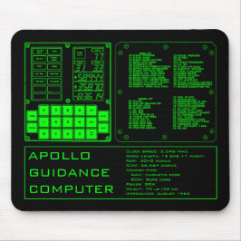 Tapis De Souris Plaque de souris d'ordinateur Apollo Guidance