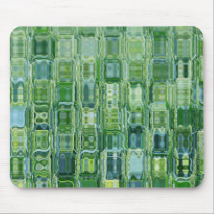 Tapis De Souris Plaque de souris en verre Abstrait vert