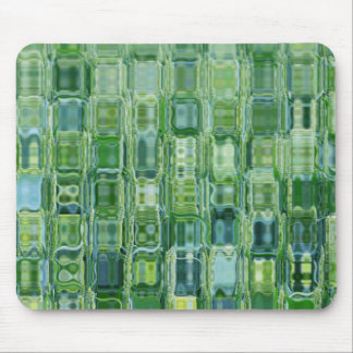 Tapis De Souris Plaque de souris en verre Abstrait vert
