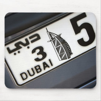 Tapis De Souris Plaque minéralogique de Dubaï