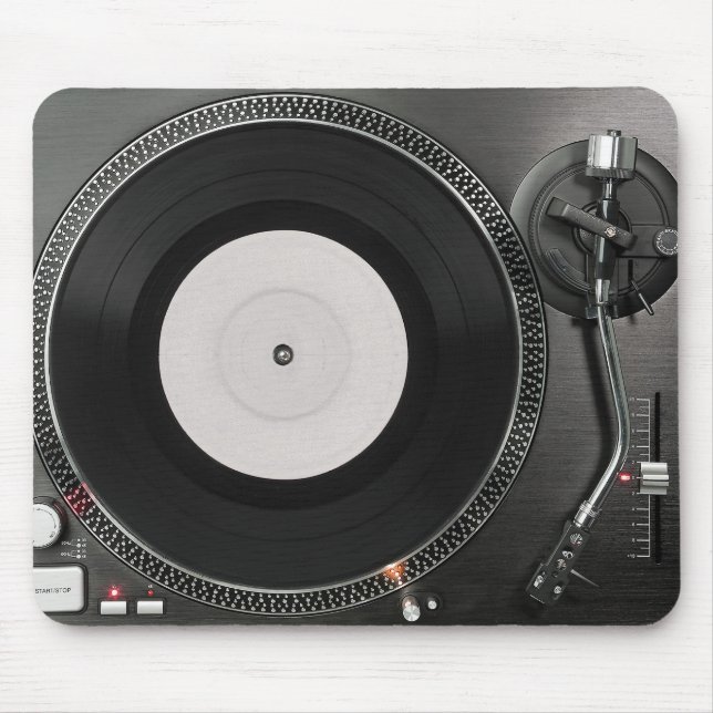 Tapis De Souris Plaque tournante Mousepad du DJ (Devant)
