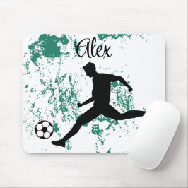 Tapis De Souris Playing soccer graphic black