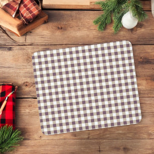 Tapis De Souris Plum Buffalo Plaid Souris Pad pour les vacances