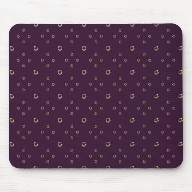Tapis De Souris Plum | Golden Zinnia Sun (Devant)