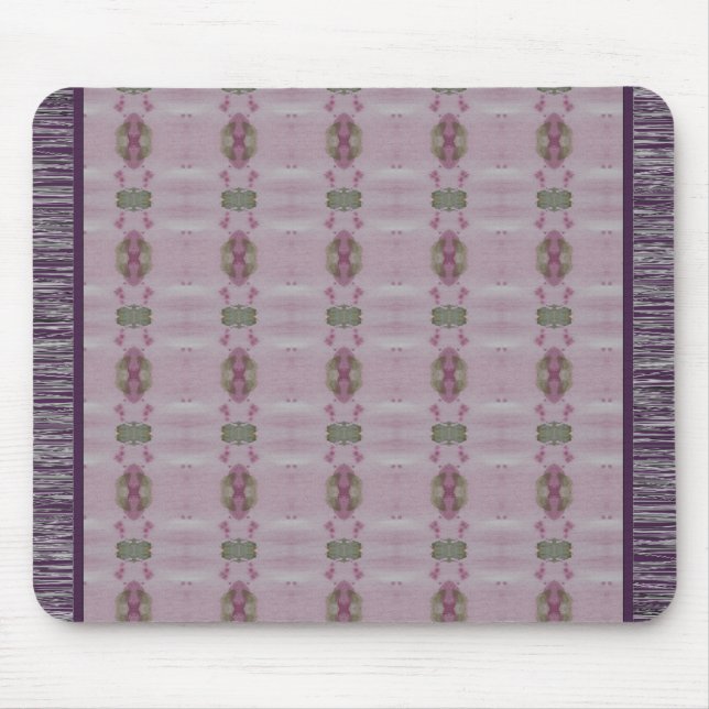 Tapis De Souris Plum Violet Et Motif Mauve (Devant)
