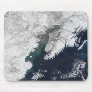 Tapis De Souris Plume de cendre de redoute de bâti, Alaska