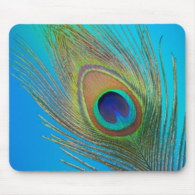 Tapis De Souris Plume de queue de paon (Devant)