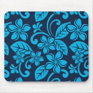 Tapis De Souris PLUMÉRIE DE L'ÎLE (Bleu x 2)