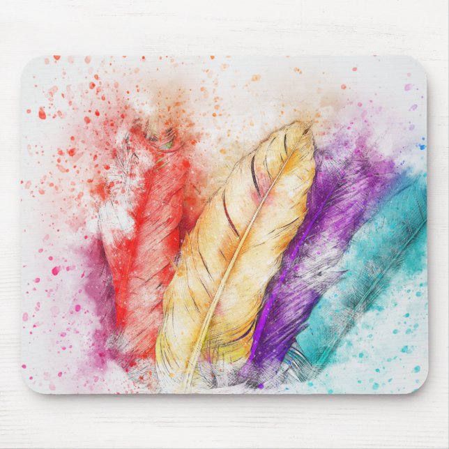 Tapis De Souris Plumes (Devant)