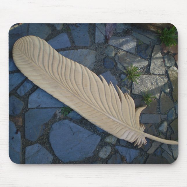 Tapis De Souris Plumes de bois (Devant)