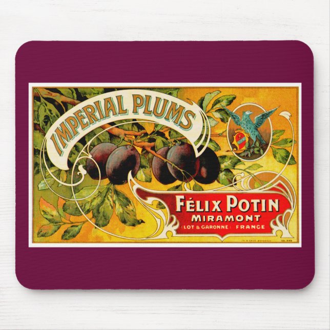 Tapis De Souris Plums impériaux (Devant)