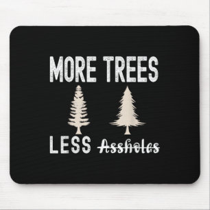 Tapis De Souris Plus d'arbres moins de trous Sweater de Noël laid