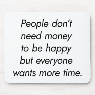 Tapis de souris Plus de temps