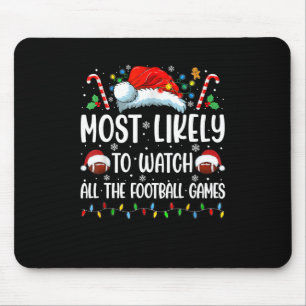 Tapis De Souris Plus Susceptible De Regarder Tous Les Matchs De Fo