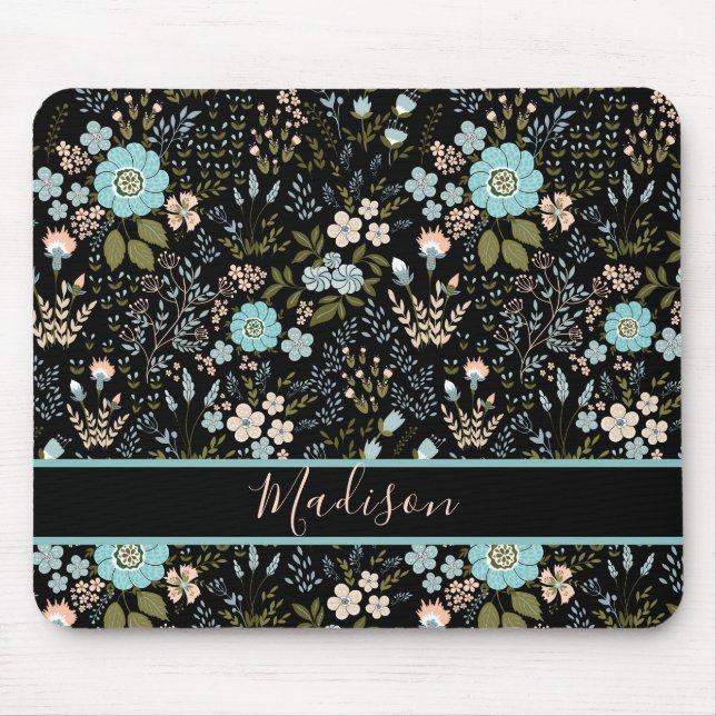 Tapis De Souris Plutôt Multifloral Botanique Thème (Devant)