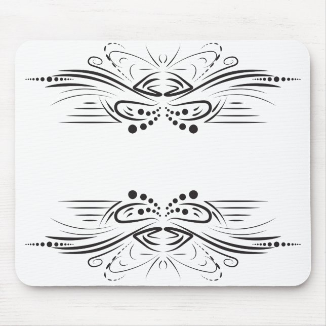 Tapis De Souris Pochette de la souris de bordure artistique (Devant)