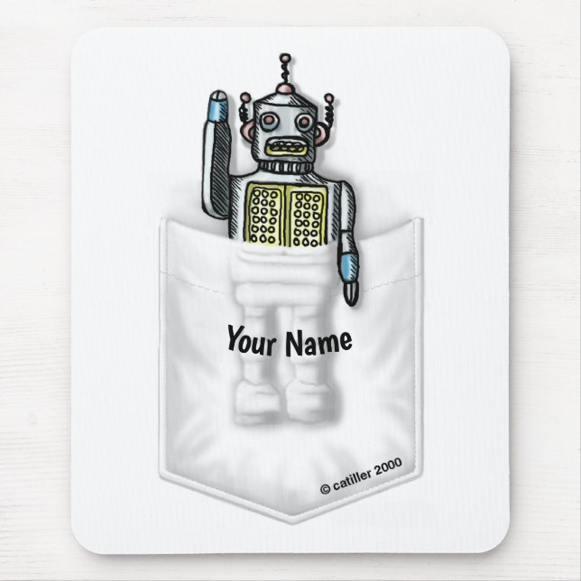 Tapis De Souris Pocket Robot pavé souris (Devant)