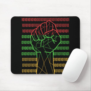 Tapis De Souris Poing Black Power De BLM Pour Geeks