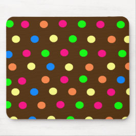 Tapis De Souris Point de polka de partie Mousepad
