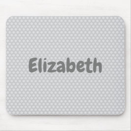 Tapis De Souris Point Polka gris
