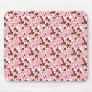 Tapis De Souris Points napolitains 01-Lt Pink-Mousepad