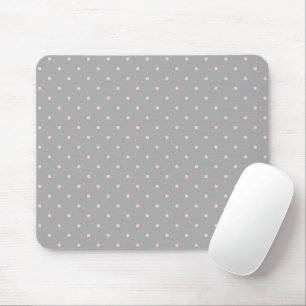 Tapis De Souris Points roses girly cercles féminins Joyeuses Pâque
