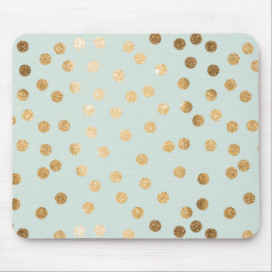 Tapis De Souris Points Ville de la Monnaie pâle et de la Parties s