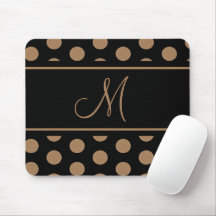 Pois Brown Monogram Black Gold