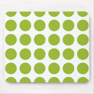 Tapis De Souris Pois Mousepad de vert de chaux
