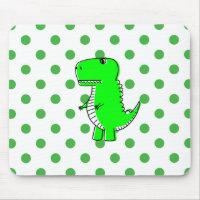 Pois verts Dinosaures verts