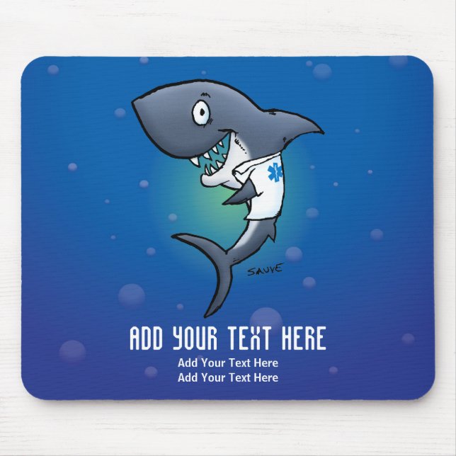 Tapis De Souris Poisson Médicale Mousepad (Devant)
