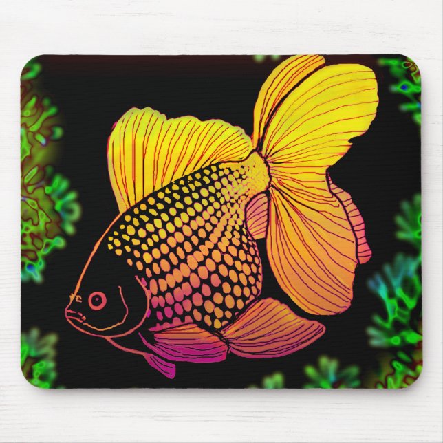 Tapis De Souris Poisson rouge Mousepad de Pearlscale (Devant)