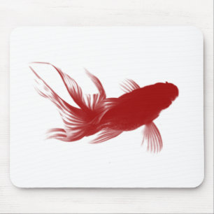 Tapis De Souris Poisson rouge Ryukin rouge