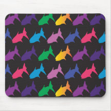 Tapis de souris Poisson vibrant