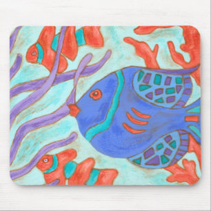 Tapis De Souris Poissons Bruit-Colorés