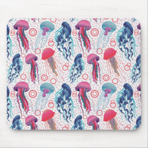 Tapis De Souris Poissons de gelée colorée