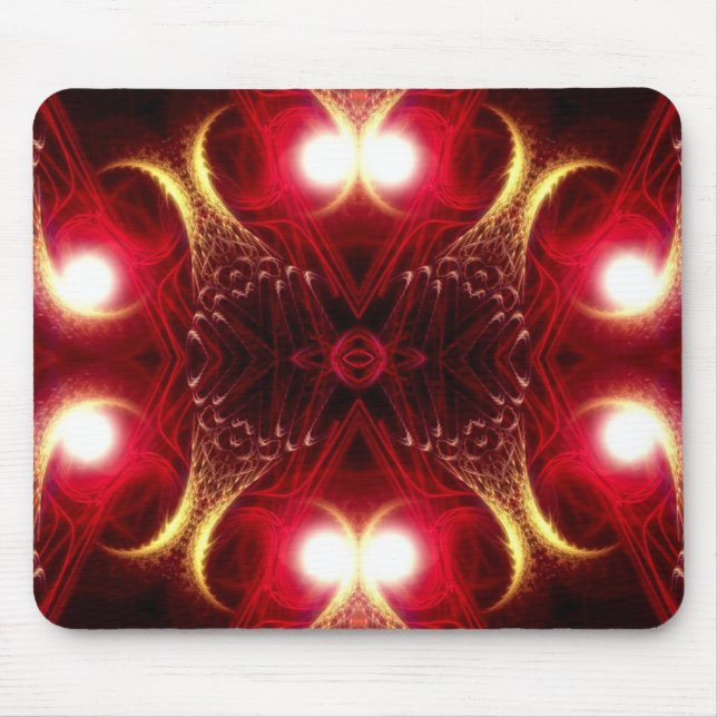 Tapis De Souris Poissons Fractal Art Mousepad (Devant)