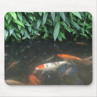 Tapis De Souris Poissons frais de Koi de nature dans le tapis de
