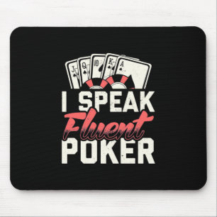 Tapis De Souris Poker Lover I Speak Fluent Poker