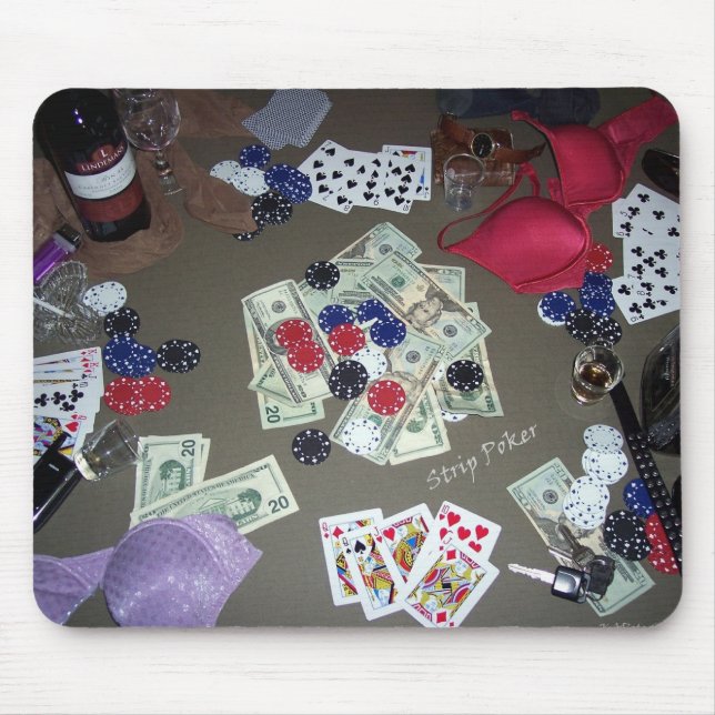 Tapis De Souris Poker Strip (Devant)