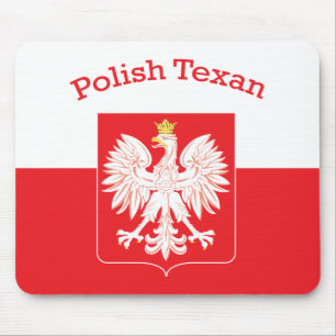Tapis De Souris Polish Texan Eagle Shield