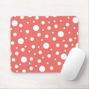 Tapis De Souris Polka Dot sur le corail vivant