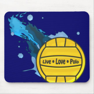 Tapis De Souris Polo vivant d'amour - polo d'eau Mousepad
