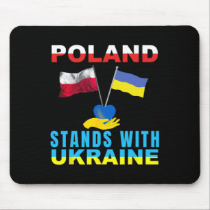 Tapis De Souris Pologne Soutient l'Ukraine Polonaise Ukraine