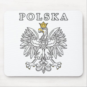 Tapis De Souris Polska avec Eagle polonais