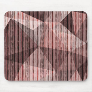 Tapis De Souris Polygone de texture beige et brune