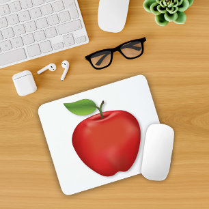 Tapis De Souris Pomme Rouge Délicieuse Savoureuse 
