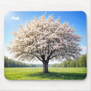Tapis De Souris Pommier en fleurs au printemps
