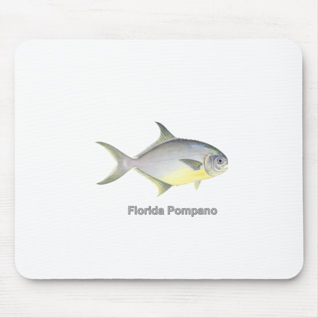 Tapis De Souris Pompano de Floride (intitulé) (Devant)