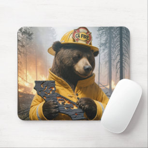 Tapis De Souris Pompier de l'ours de Californie